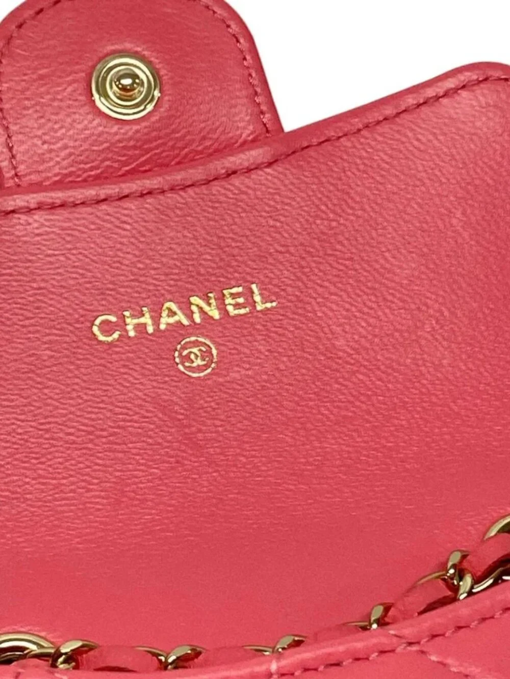 CHANEL Mini Matelasse Pink Lambskin Bum Bag Gold hardware